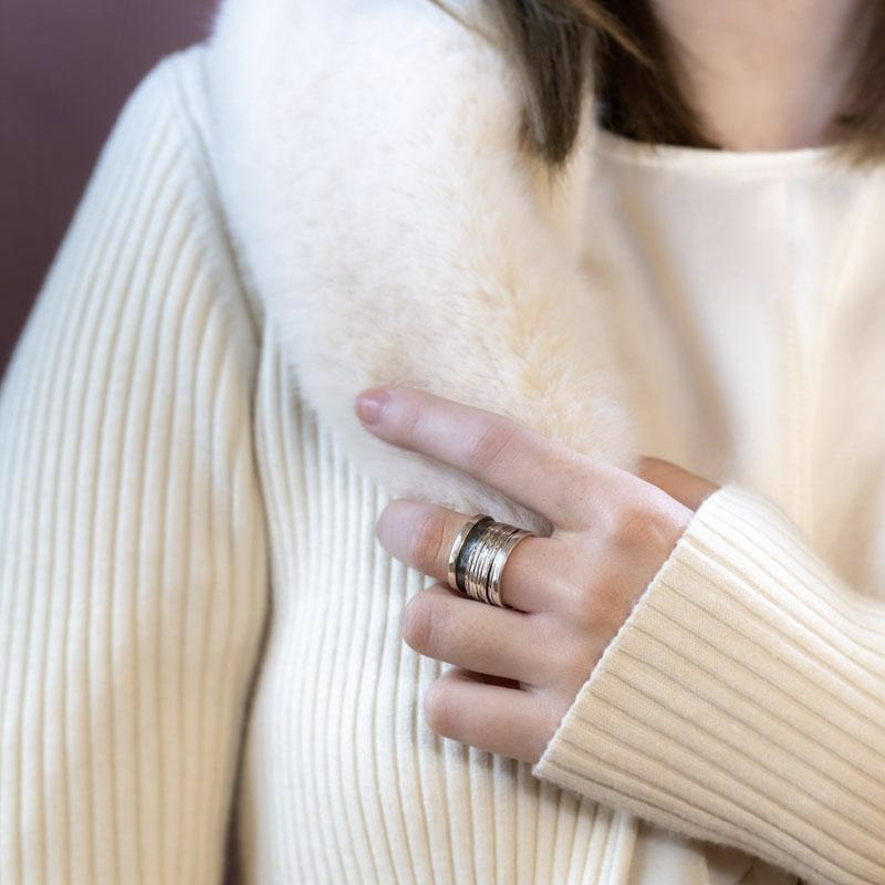 Thema Bague de Méditation Argent ABA00031 argent pour Femme