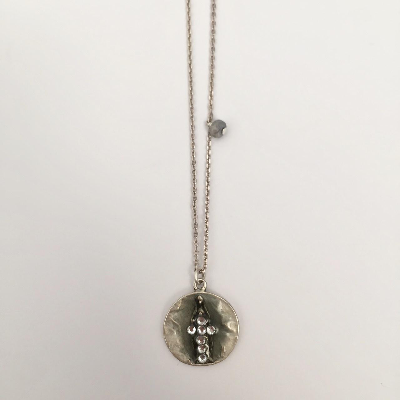 Photo du produit BEE VALENTINA Collier APPARITION Cruz argent 
