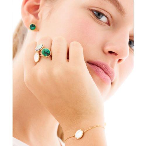 Photo du produit Caroline Najman Bague Lady Nacre Blanche or
