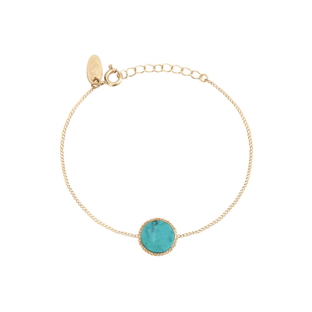 Photo du produit Caroline Najman Bracelet Lady Turquoise or