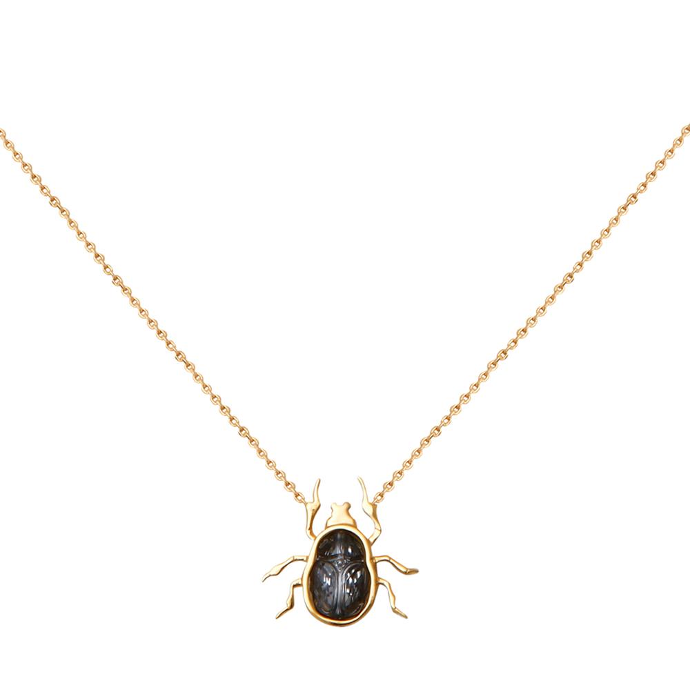 Photo du produit Caroline Najman Collier Scarabée Moon or