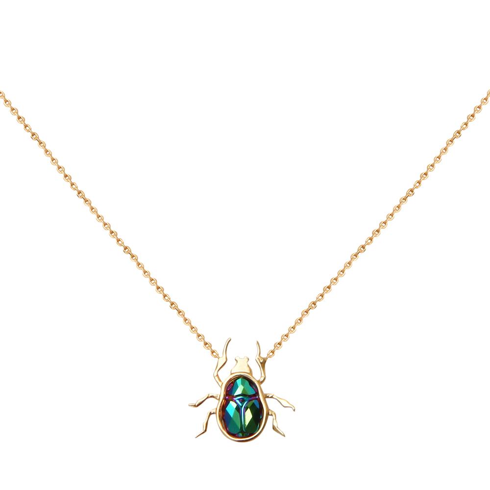 Photo du produit Caroline Najman Collier Scarabée Moon or