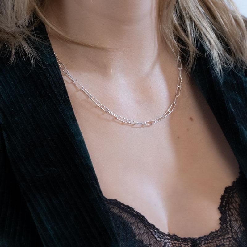 Photo du produit  Collier Mailles Ciselées