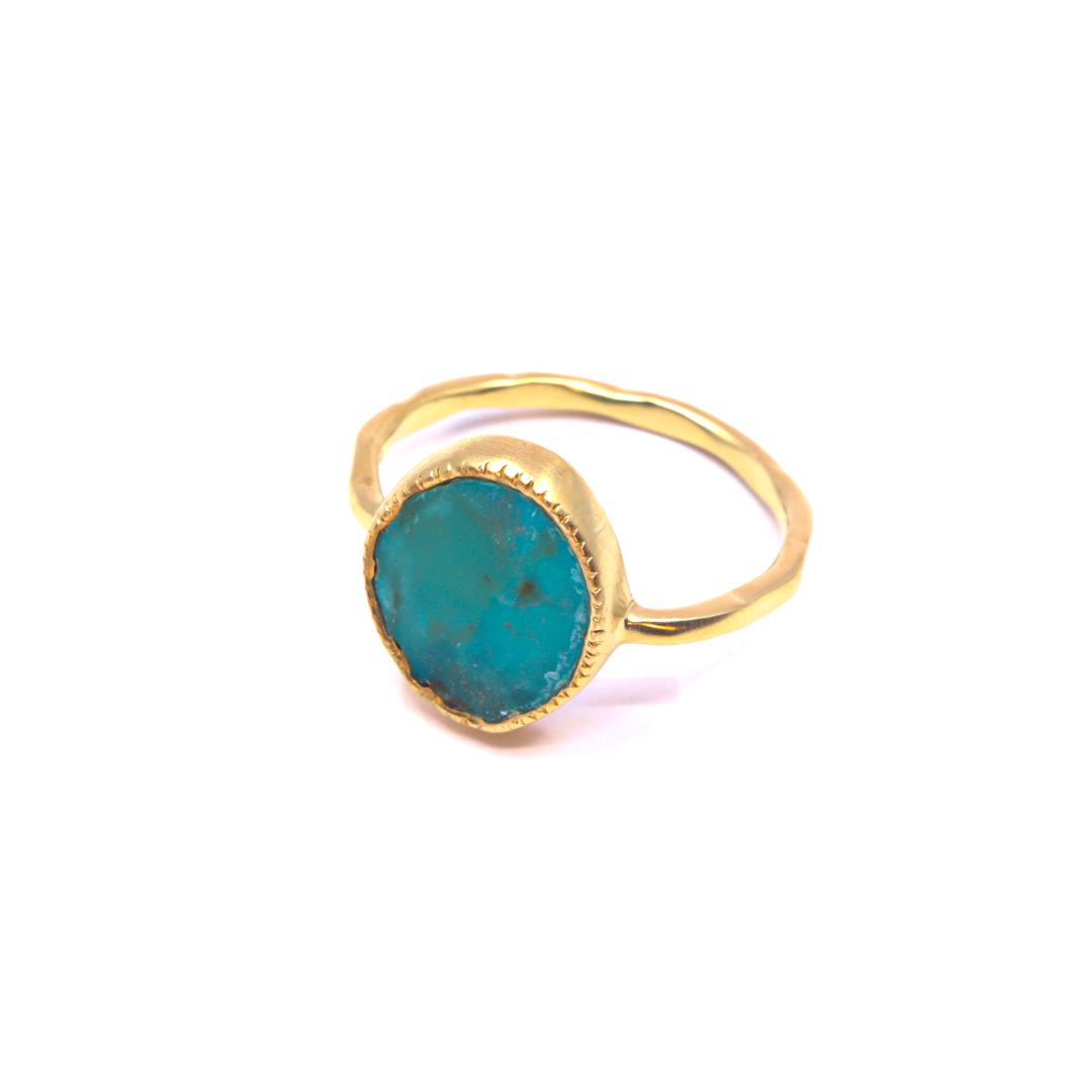 Photo du produit Hanka ïn Bague Kara - Or Turquoise