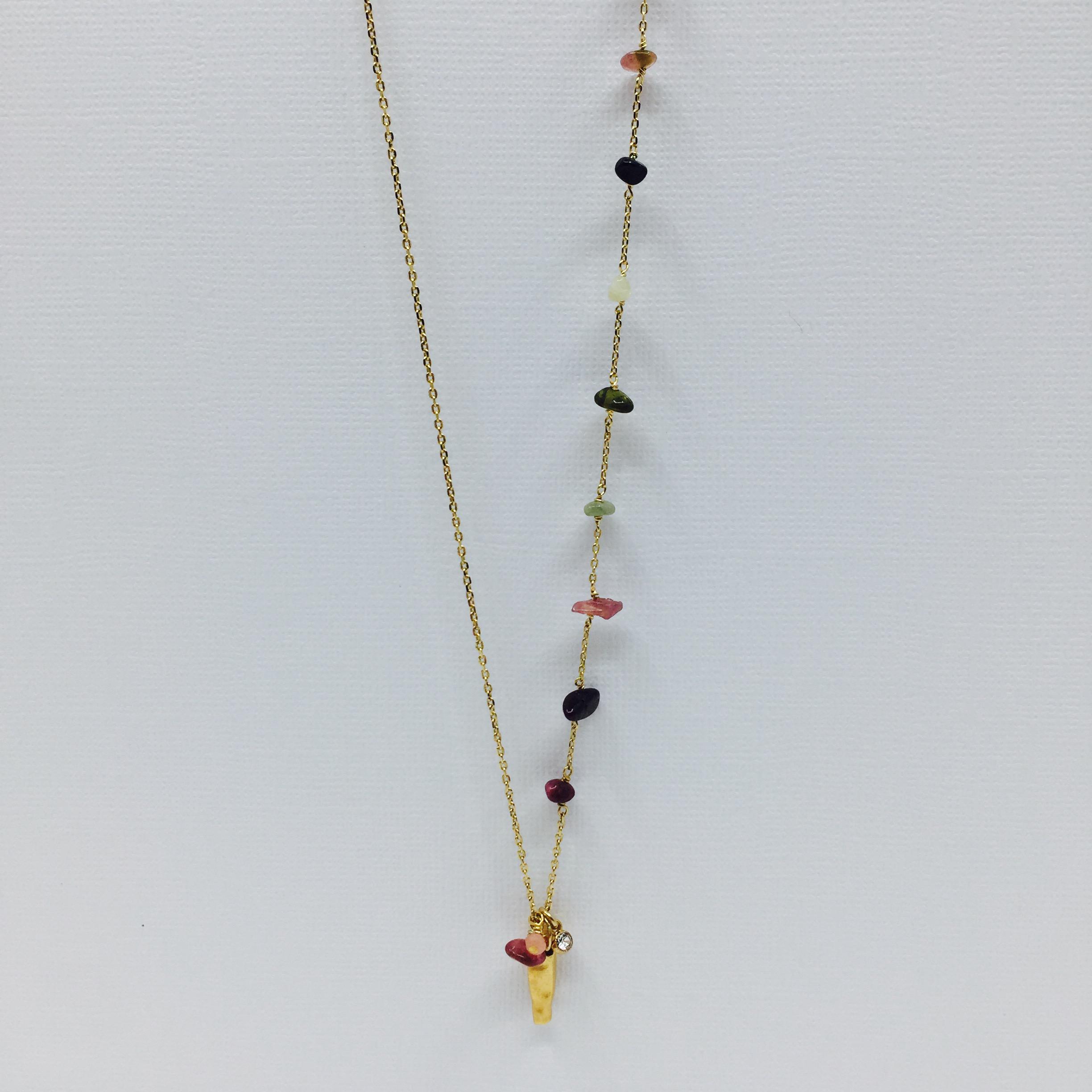 Photo du produit Hanka ïn Sautoir NIRVANA tourmaline or