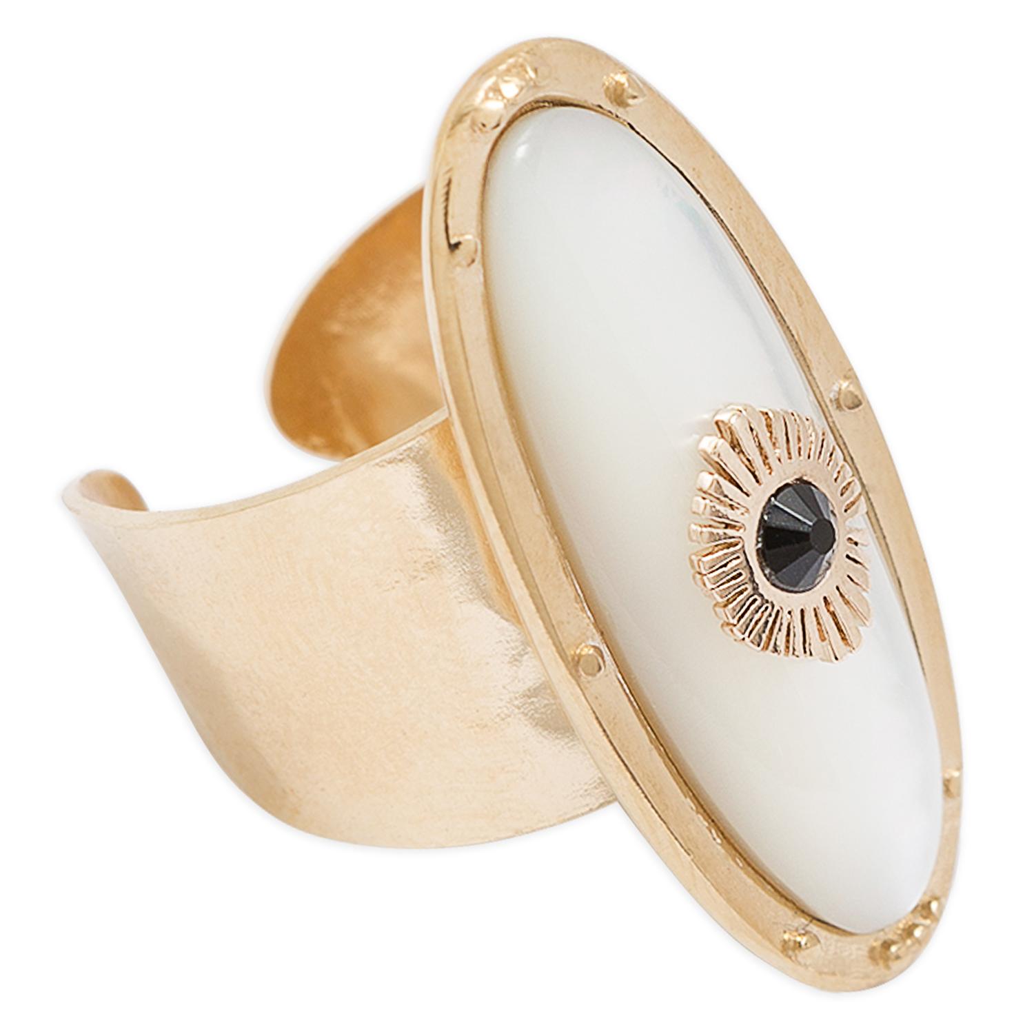 Hipanema Bague PACHA White or pour Femme