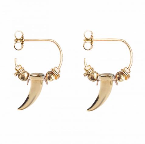 Photo du produit Hipanema Boucles d'oreilles Boréal Gold 