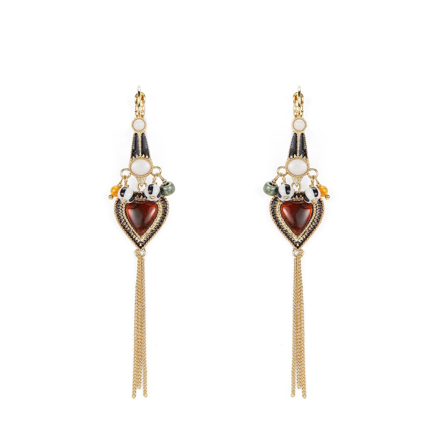 Photo du produit Hipanema Boucles d'oreilles Envy Multicolore or