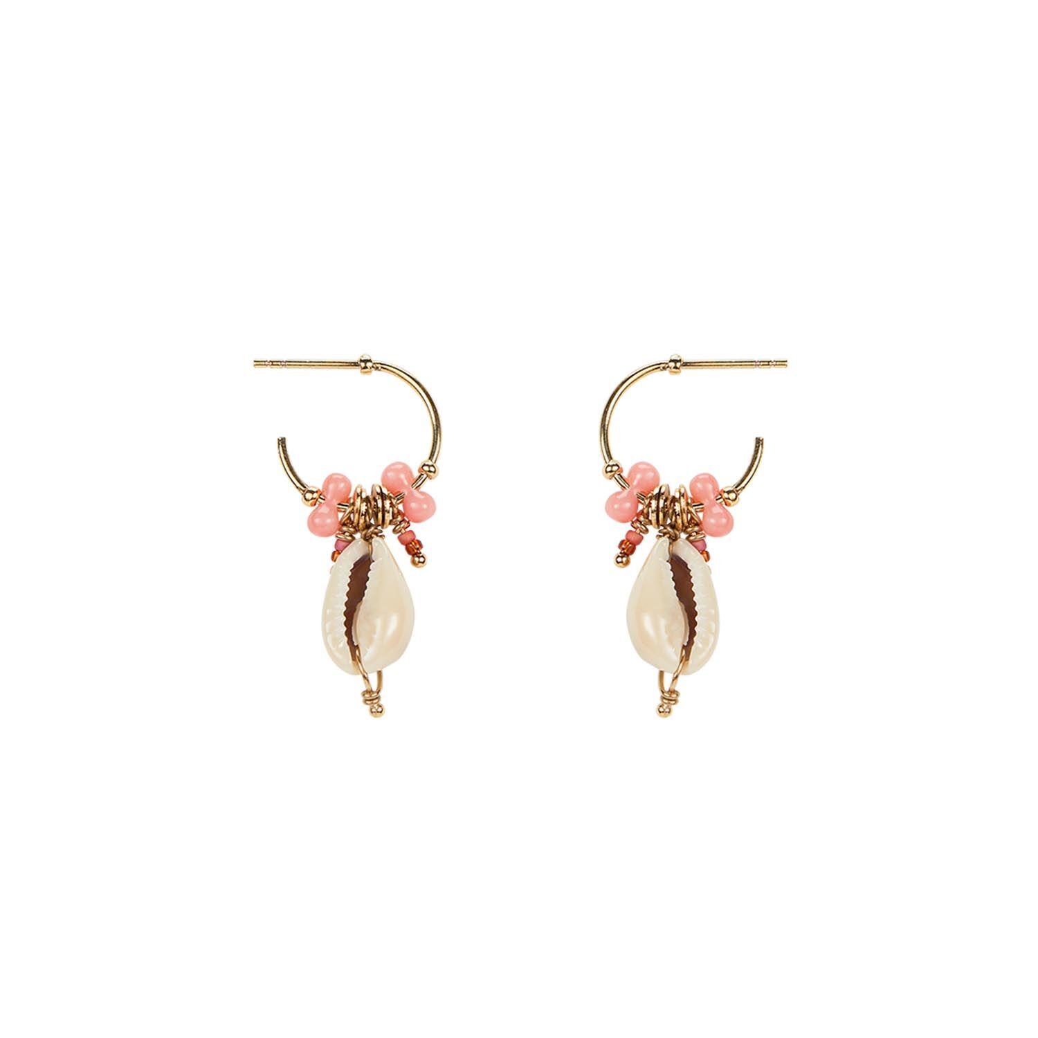 Photo du produit Hipanema Boucles d'oreilles Zephyr Pink or