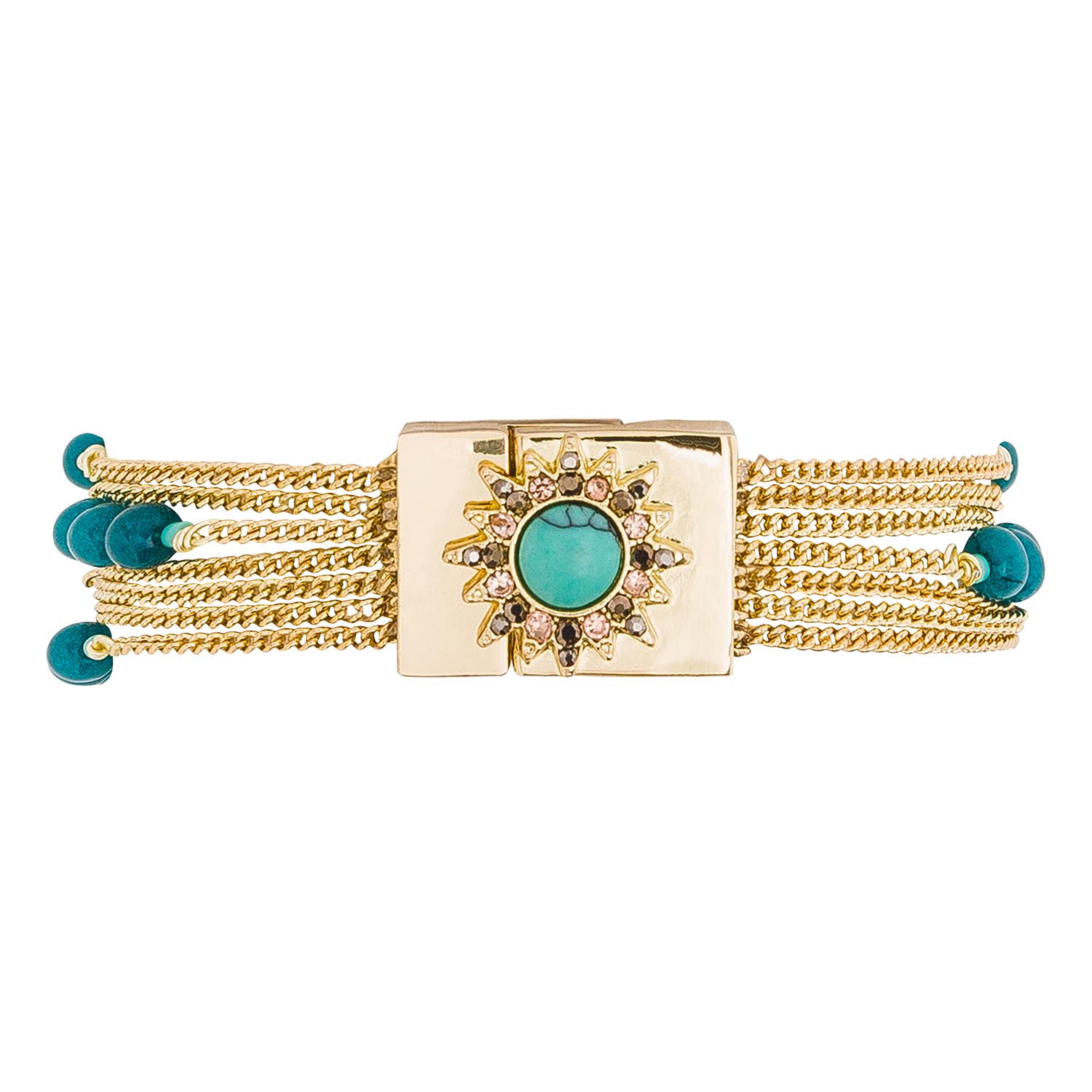 Photo du produit Hipanema Bracelet Sheraz Turquoise or