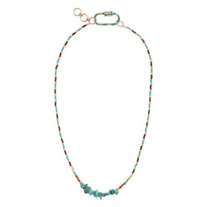 Photo du produit Hipanema Collier Crusoé 3 - Turquoise Or