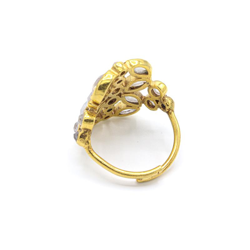 Photo du produit La Belle Simone Bague Ovale - Or Pierre Labradorite