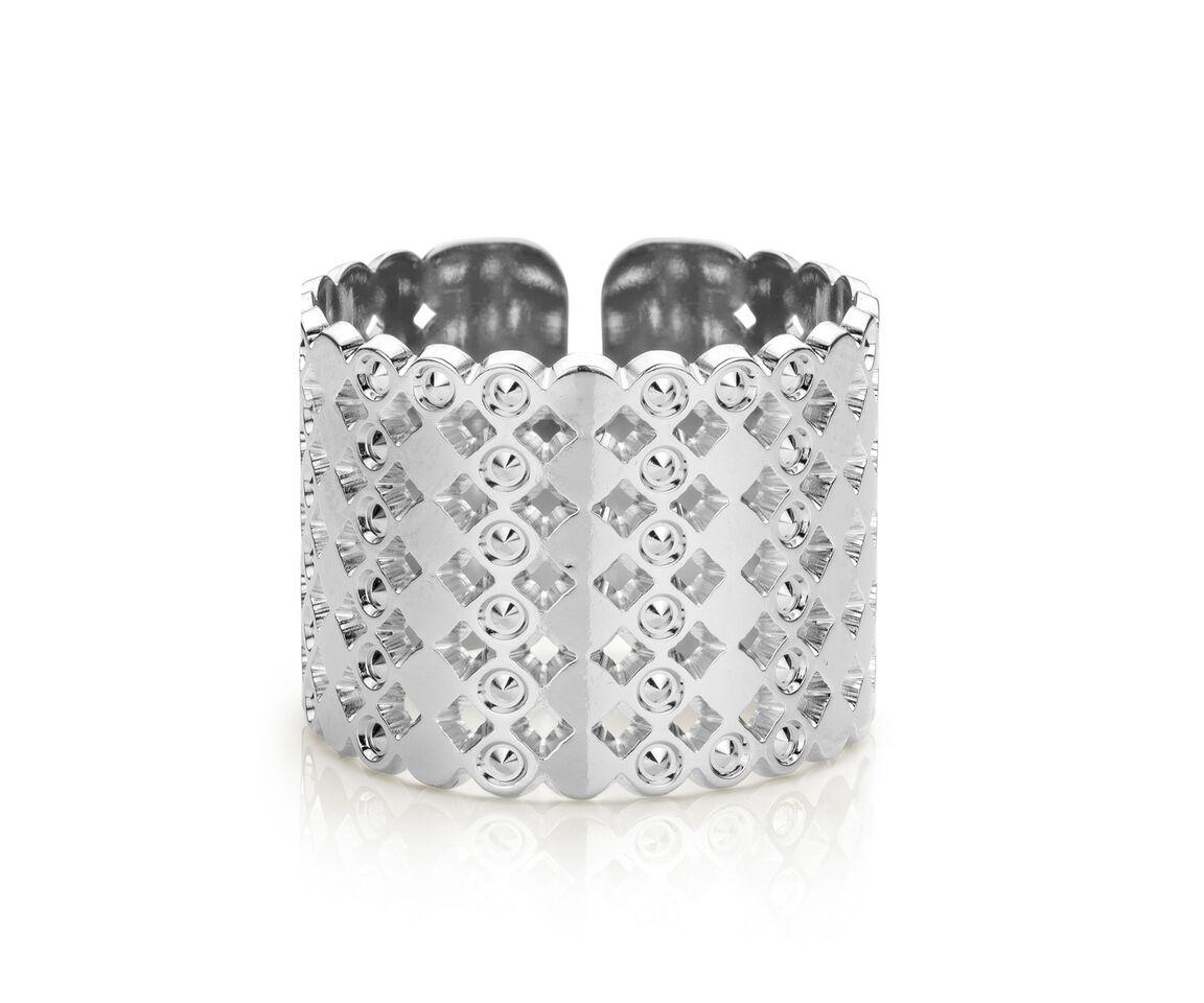 Photo du produit MYA BAY Bague bulles perlées large argent 