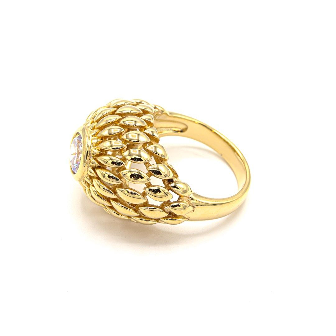 Photo du produit  Bague Dubaï - Or Zircon blanc