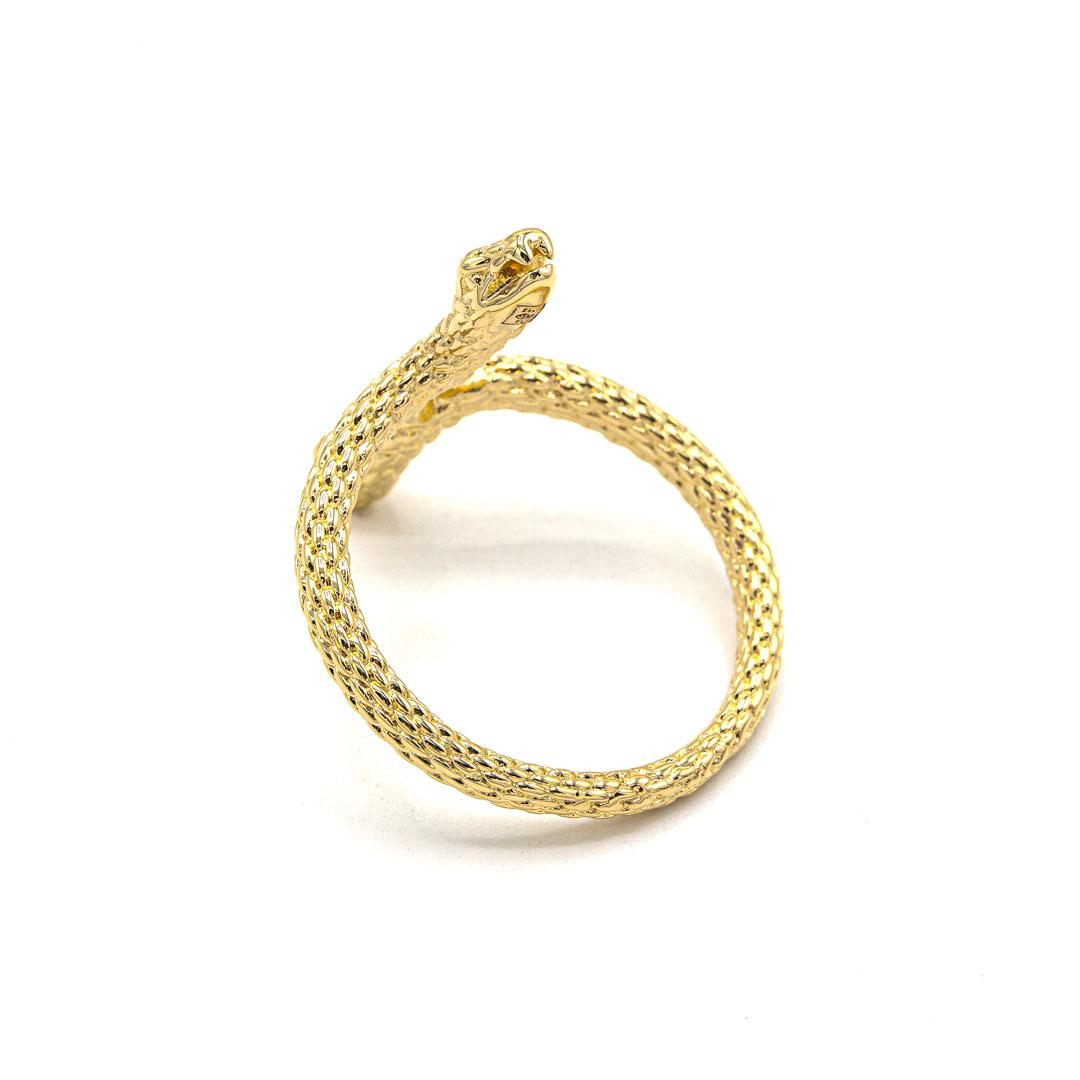 Photo du produit  Bague Serpent Diamantée