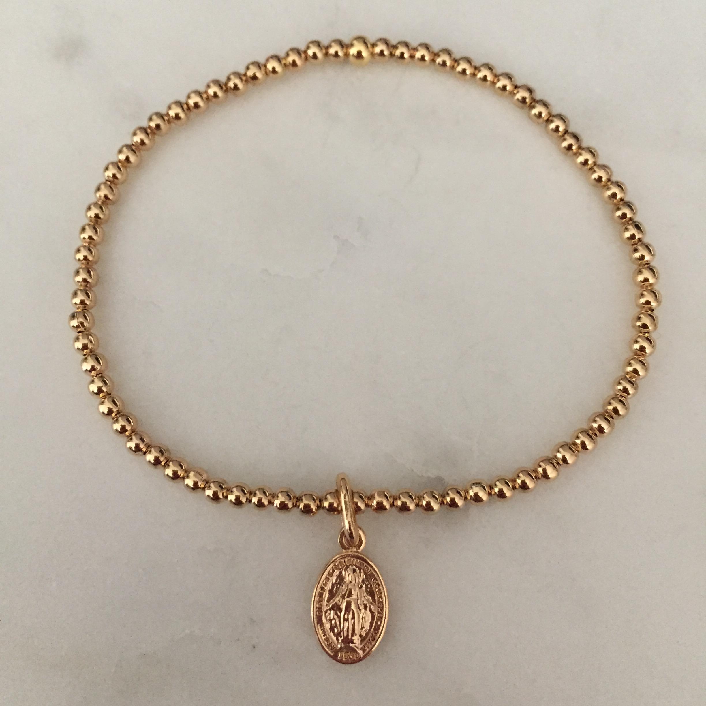Photo du produit TANA Bracelet Médaille Mini Madone or