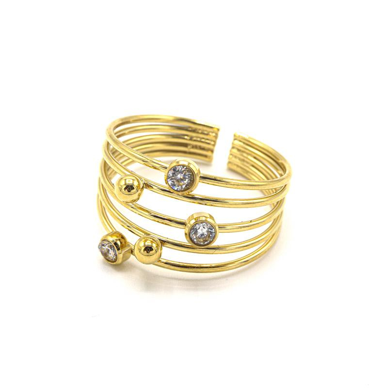 Bague multi anneaux or clearance