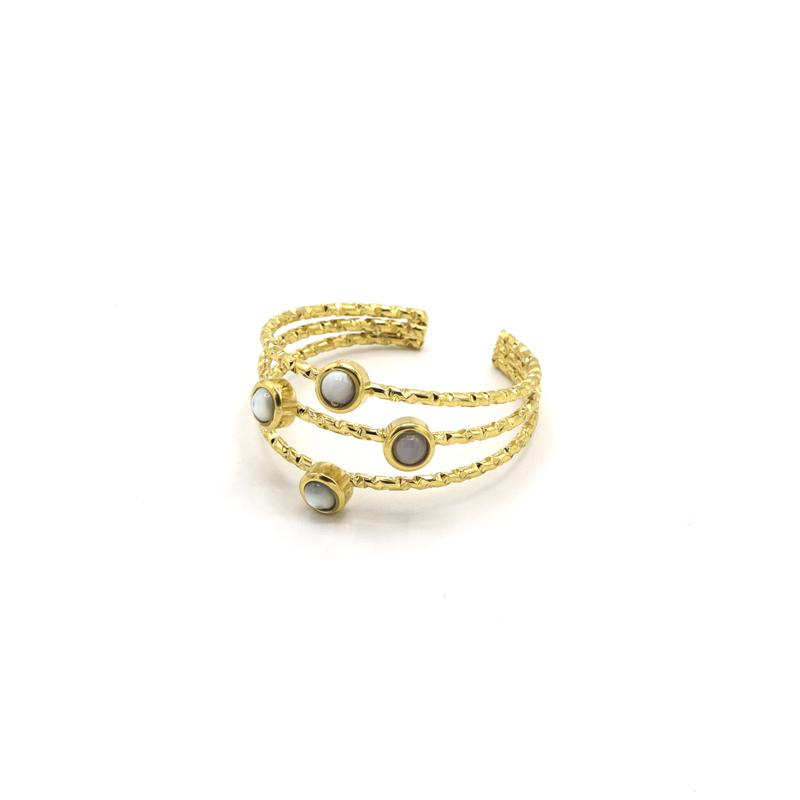 Bague zag on sale nacre