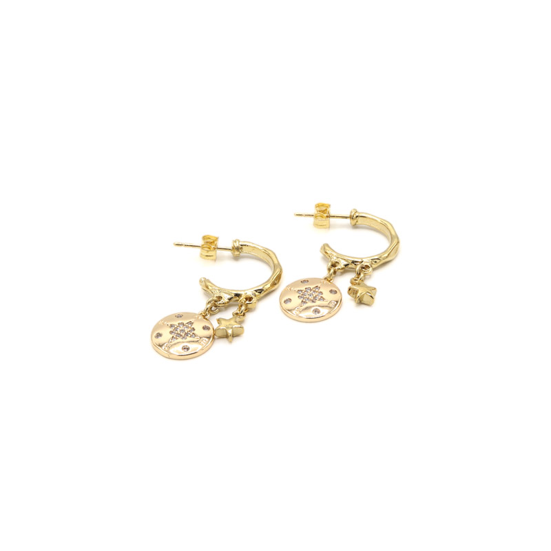 Photo du produit  Boucles d'Oreilles Noa star - Doré Or 