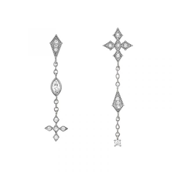 Photo de Boucles d'Oreilles Rio River - Plaqué Argent TU