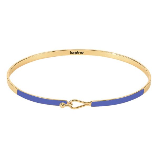 Photo de  Bracelet Fin Lily - Doré Or Bleu Mykonos