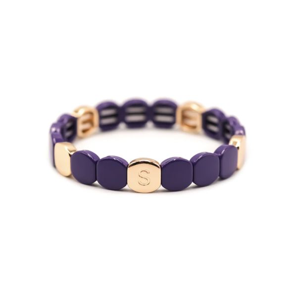 Photo de  Bracelet Colorful - Doré Or Aubergine