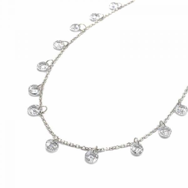Photo de  Collier Multi Cristaux Argent