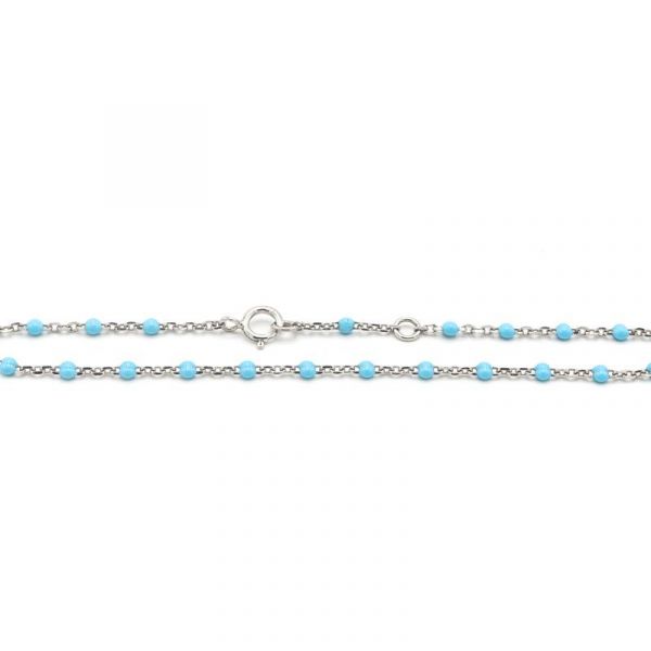 Photo de  Bracelet Perles - Argent Turquoise