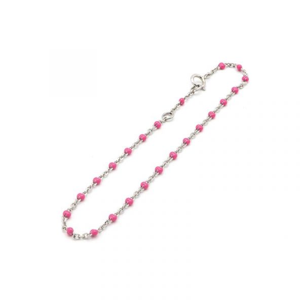 Photo de  Ras De Cou Perles - Argent Fuchsia