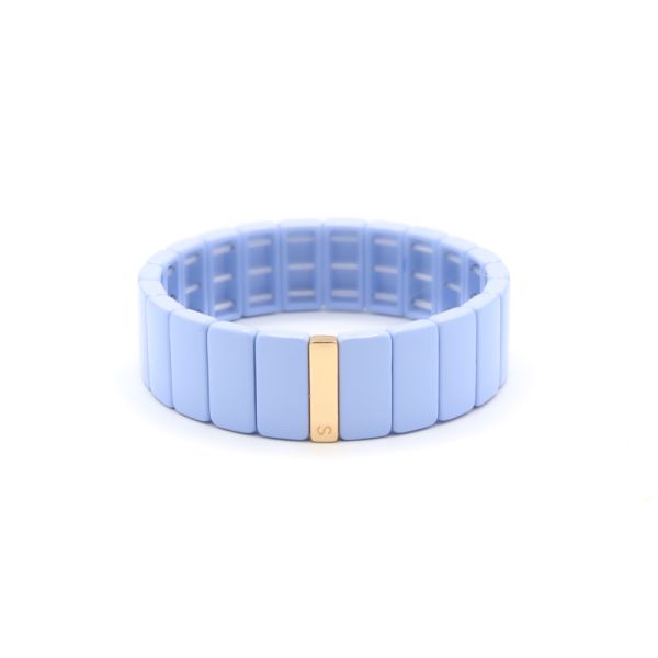  Bracelet Colorblock Glycine - Doré Or turquoise