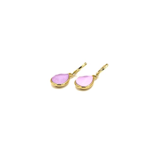  Boucles d'Oreilles Douce - Doré Or Lilas
