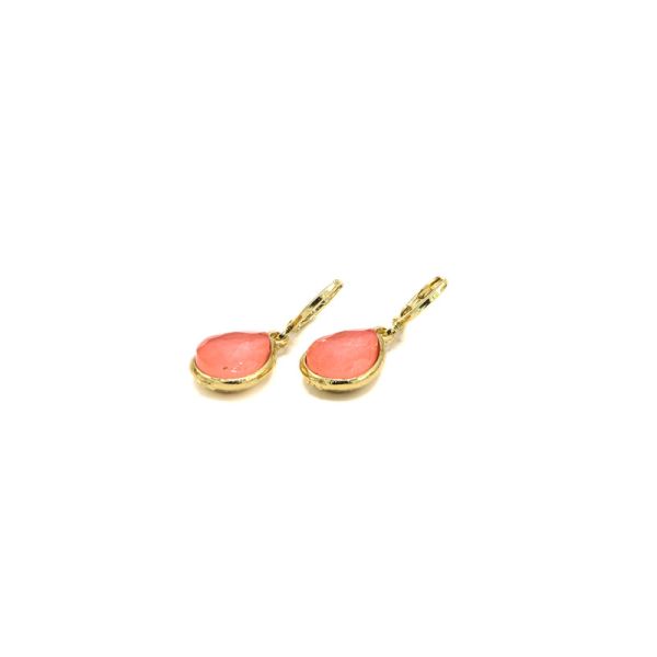  Boucles d'Oreilles Douce - Doré Or Pêche
