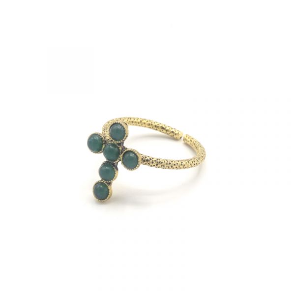 Photo de  Bague Le Divin - PM Doré Or Vert