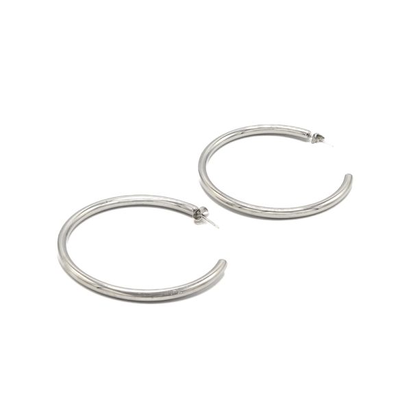 Photo de  Boucles d'Oreilles Créole Bettina - Argent