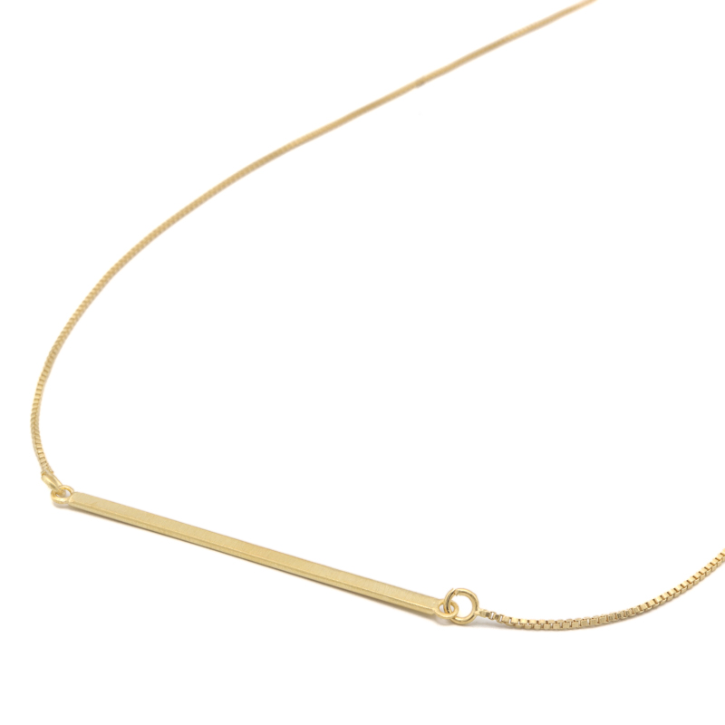 Photo du produit  Collier Fin Barre - Doré Or