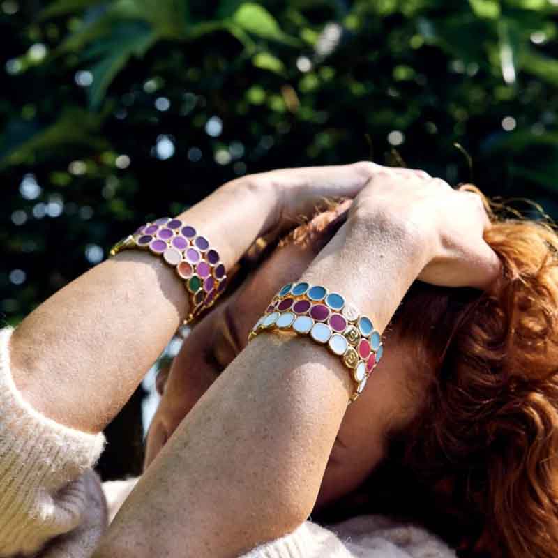 Photo du produit  Bracelet Colormind Capucine - Doré Or Violet