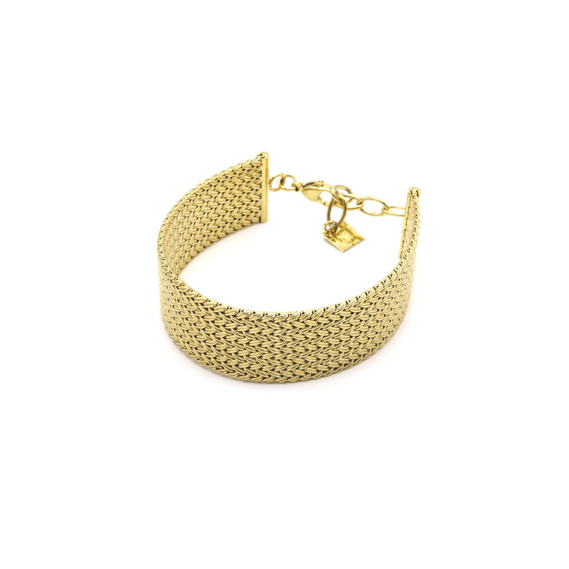 Photo du produit  Bracelet Manchette - Acier Doré
