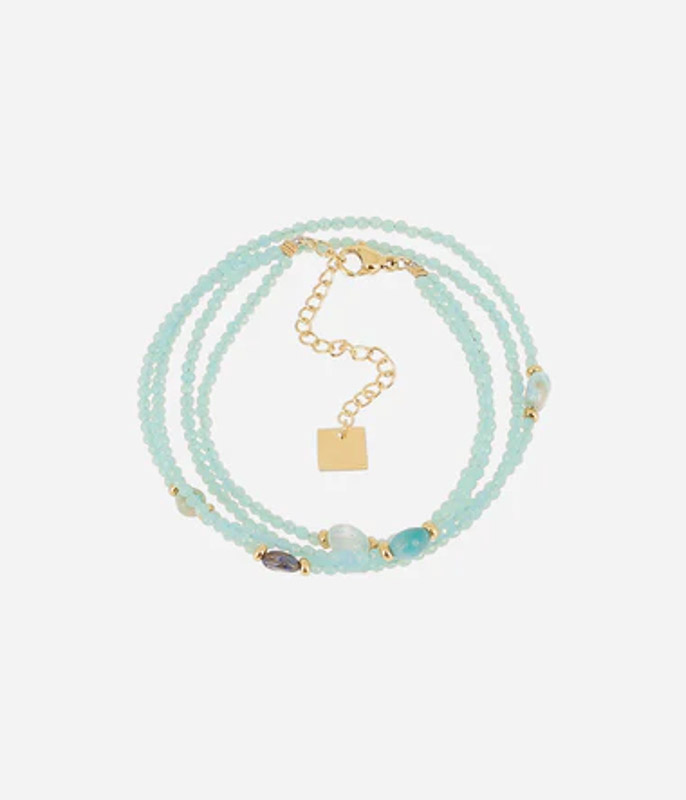 Photo du produit  Bracelet Jinko - Doré Or Bleu