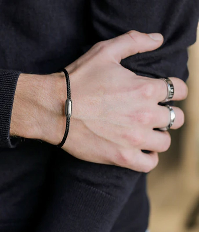Photo du produit  Bracelet Clément - Acier Rouge