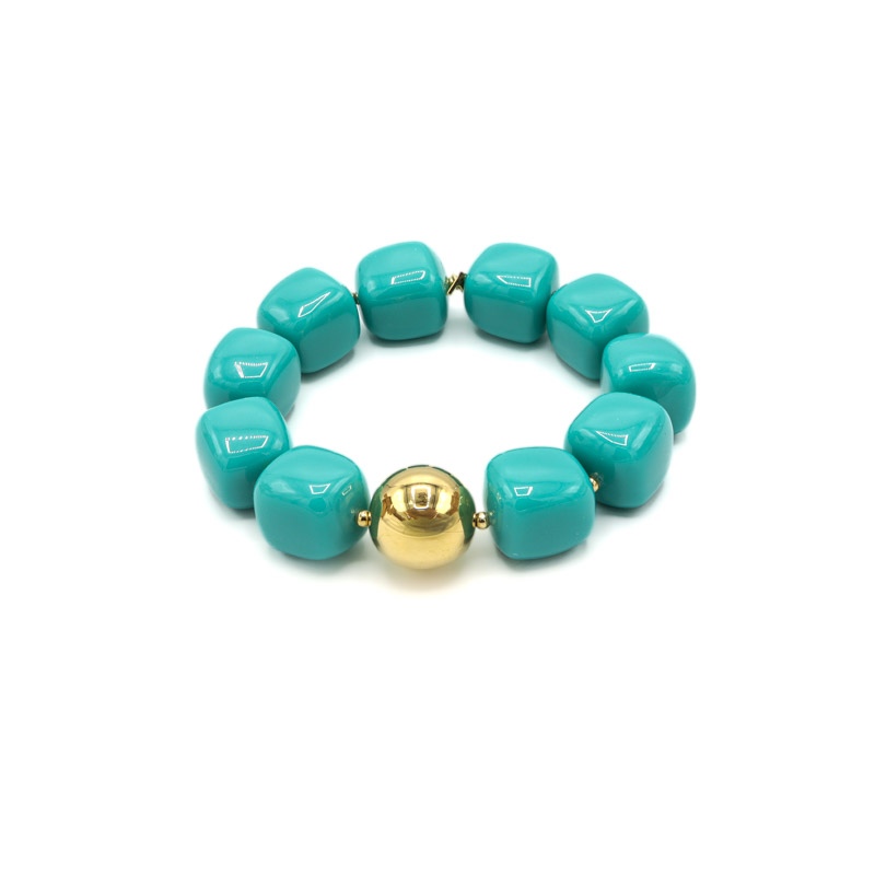 Photo du produit  Bracelet Laois - Acier Doré Bleu