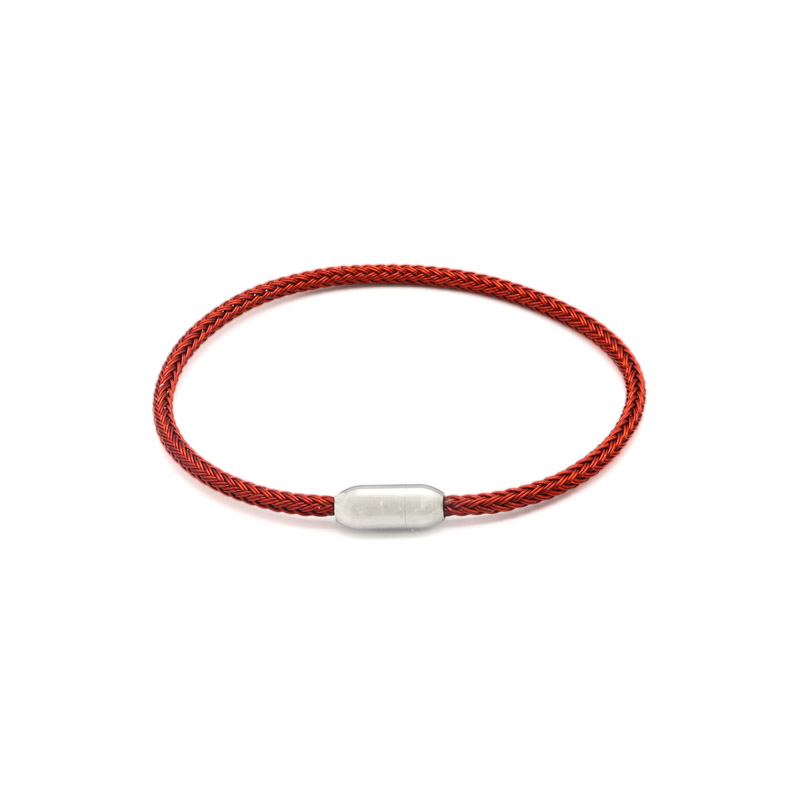 Photo du produit  Bracelet Clément - Acier Rouge